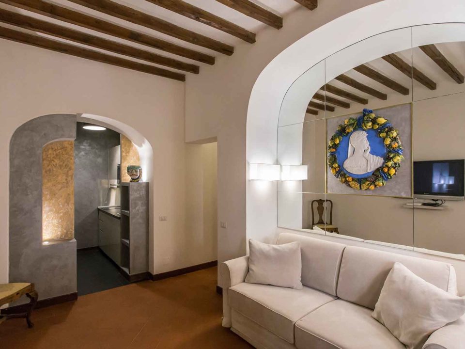 Living Room - Luxury Apartment piazza Navona