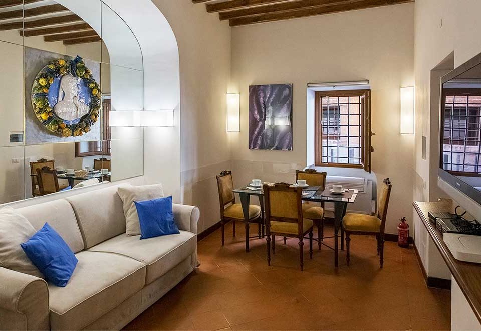 Living Room - Luxury Apartment piazza Navona